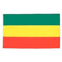 Ethiopië vlag zonder wapenschild 90x60cm - Ethiopische vlag 60 x 90 cm - Vlaggen - AZ VLAG