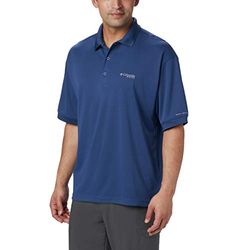 Columbia, Camicia da Pesca a Maniche Corte PFG Bonehead da Uomo, 100% Cotone, Carbonio, 2XL
