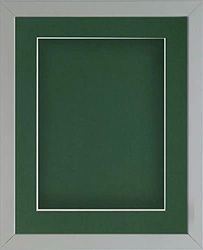 Frame Company Radcliffe Grey 10x10 with Bottle Green BB and Bottle Green Mount for 5x5