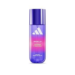 adidas Vibes Spark Up Fragrance Hair & Body Mist, Fruity Fragrance with Notes of Lush Mango & Sweet Lemon, Mood-Boosting, For Any Occasion, 236ml