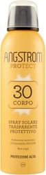 Angstrom Protect Spray Solare Trasparente Protettivo Corpo SPF 30, 200 ml