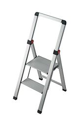 GIERRE Tabouret avec Parapet Haut en Aluminium SLIMSTEP 2 marches