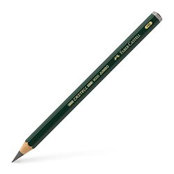 Faber-Castell Supreme Artist Quality Castell 9000 Jumbo Graphite Single Pencil, With Extra Thick HB 5.3mm Lead