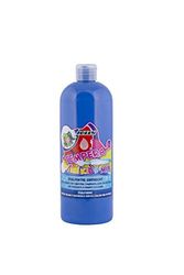 JOLLY Tempera Kids Mix Vernice, liquido 1L Bottiglia blu oltremare, colori brillanti e opachi, non diluiti o verniciabili con acqua, applicabile su tutti i materiali