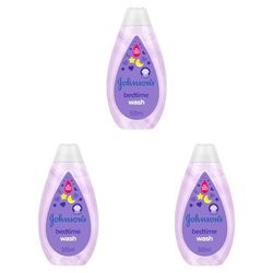 Johnson's Baby Bedtime Wash - Gentle And Mild Delicate Skin And Everyday Use - Natural Calm Aromas, 500ml (Pack of 3)