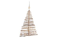 DonRegaloweb - Albero di Natale in legno naturale satinato