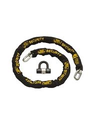 Burg-Wachter 12mm Verkocht Fiets Beveiligingsketen Diamond Lock, Zwart, 2M