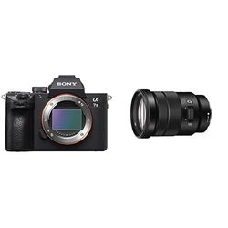 Sony Alpha 7 III Fotocamera Mirrorless Full-Frame + Sony SELP-18105G - Obiettivo con PowerZoom 18-105mm F4