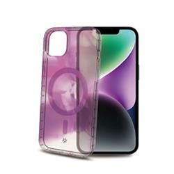 Celly Custodia per cellulare iPhone 15 viola trasparente
