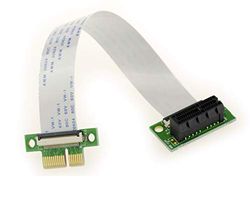 Kalea-INFORMATIQUE Cinta de expansión PCI Express de Tipo Elevador. Conectores PCIe x1 y Cables Flexibles Tipo FPC de 15 cm o 25 cm.
