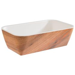 APS 85311 GN 1/4 - Ciotola "CRAZY WOOD", 26,5 x 16,2 cm, altezza 8 cm, 1,8 litri