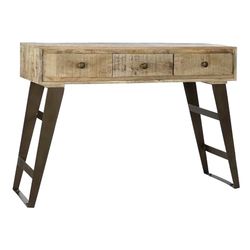 CONSOLA mango metal 130X40X89 natural