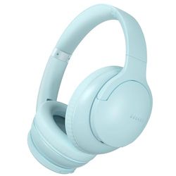 DOQAUS Cuffie Wireless Bluetooth,90 Ore Di Riproduzione,3 Modalità EQ,Bluetooth 5.4 Cuffie- Suono Stereo HiFi Microfono Incorporato per Viaggio/Telefono/PC-blu