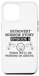 Carcasa para iPhone 15 Plus Introvert Horror Story Working In Groups Antisocial Student