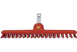 WOLF Garten Scrubber Multi-Star SB 350 M; Spazzola Larga con setole robuste; Ideale per Grandi superfici; Larghezza di Lavoro 35 cm; 71ANA019650