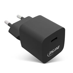 InLine USB-C oplader, 33 W, snellader, Power Delivery 3.0, PPS, voeding/adapter voor iPhone/Pro/Mini, iPad Pro, Pixel, Samsung en meer, zwart, 31501B