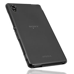 mumbi fodral kompatibelt med Sony Xperia M4 Aqua mobiltelefonfodral mobiltelefonfodral, transparent svart Sony Xperia M4 Aqua