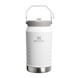 Stanley IceFlow Flip Straw 2.0 Jug 1.90L - 20 Uur Koud - 4 Dagen Koud met Ijs - Lekvrij - Roestvrijstalen Waterfles - BPA Vrij - Vaatwasmachinebestendig - Sportfles - Frost