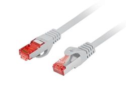 LANBERG Kabel DE Red Cat.6 FTP LSZH CU 0.25M Gris Fluke Passed