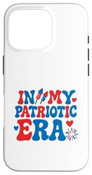 In My Patriotic Era Cool Vintage Style 4 luglio dicendo Custodia per iPhone 16 Pro