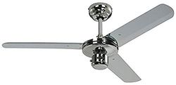 Westinghouse Lighting Industrial 7826340 Plafondventilator met drie bladen in chroom