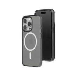 RHINOSHIELD JellyTint Transparante beschermhoes compatibel met MagSafe voor [iPhone 15 Pro Max] | Superieure magnetische kracht, overtreft militaire valnormen, krasbestendig, schokbestendig - aszwart