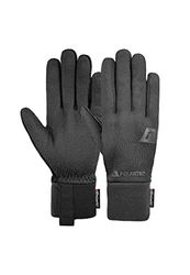 Reusch Power Stretch Touch-TEC - Guanti sportivi ad asciugatura rapida, per corsa, ciclismo, escursionismo, touch screen, colore nero, 7,5