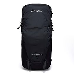 Sac à dos Berghaus unisexe Remote Hike 35L - Coupe confortable - Design robuste - Sac à dos pour hommes et femmes - Noir