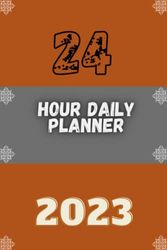 24 Hour Daily Planner: Daily To-Do List for Business and Personal Life, Productivity Calendar, Daily Schedule, 6 x 9 in