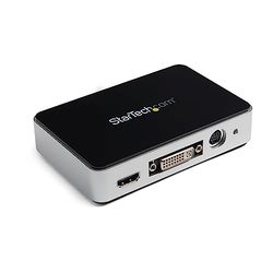 StarTech.com Capturadora de Vídeo USB 3.0 a HDMI, DVI, VGA y Vídeo por Componentes, Grabador de Vídeo HD 1080p 60fps