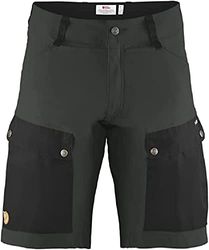 Fjällräven Keb Shorts M Pantalón Corto con Dos Bolsillos, Men's, Gris (Black/Stone Grey), 56