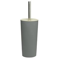 Sealskin Two Tone Toilet Brush and Holder, Polyresin, Grey, 11.2 x 23 x 11.2 cm
