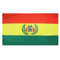 AZ FLAG Flaga Boliwii 150 x 90 cm z 4 oczkami, flaga boliwijska na balkon lub ścianę