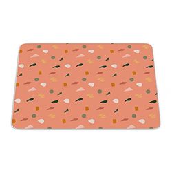 Bonamaison, Tapis de Souris Rectangle Imprimé Numériquement, Fond Antidérapant, pour Bureau et Maison, Taille: 22x18cm