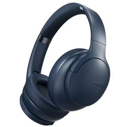 DOQAUS Casque Bluetooth sans Fil,90 Heures Casque Audio Bluetooth Microphone Intégré,3 Modes EQ,Headphones Wireless Pliable Stéréo HiFi,pour Téléphones Ordinateurs Portables-Bleu