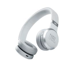 JBL Live 460NC – Casque audio supra-auriculaire sans fil – Écouteurs Bluetooth avec réduction de bruit et commande pour appels – Autonomie jusqu'à 50 heures – Blanc