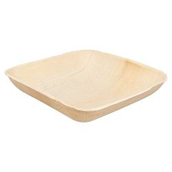 García de Pou 223.96 schaaltjes, vierkant, 20 x 20 x 4 cm, Natural Areca (25 stuks)