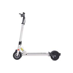 Patinete eléctrico para Adultos Joyor F5S+ (autonomía 40-50km, Ruedas 8” neumática la Delantera y sólida la Trasera, con suspensión Delantera y Doble suspensión Trasera) Blanco