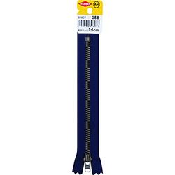 Zipper with YKK Metal Rail, 14cm x 5mm, 2.5 cm Wide, Navy