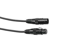 EUROLITE DMX-kabel XLR 5 poler 3 m sw