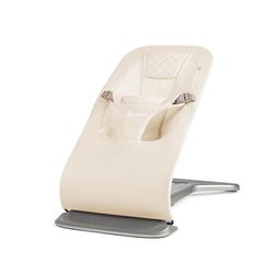 Ergobaby Evolve Bouncer Mesh, 3-in-1, ergonomische hangmat voor pasgeborenen vanaf de geboorte, ademende babyschommel met inzetstuk voor pasgeborenen (2,5 kg - 13,2 kg), Cream