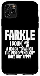 Torneo serale di gioco di Farkle Hobby Dice Lover Farkle Custodia per iPhone 11 Pro Max