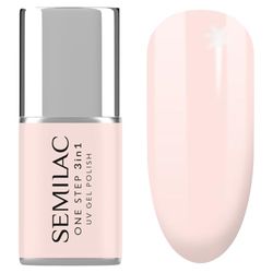 Semilac Vernis à ongles gels semi-permanents UV S254 Semilac One Step Hybrid 3in1 Beige 5 ml Innovativ UV LED Vernis de couleur Nail Polish