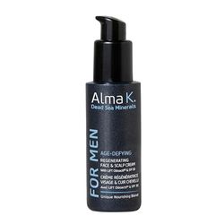 Alma K Age Defying Regenerating Face and Scalp Cream With SPF 30 - Daily Face Moisturizer with SPF - Moisturizing Face Moisturizer for Men - 60 ml