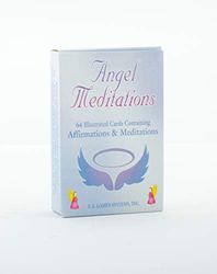 Angel Meditations cards: 64 Illustrated Cards Containing Affirmations & Meditations