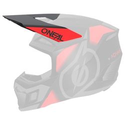 O'NEAL Visière de casque 3SRS Vision, noir rouge gris, 0625-2