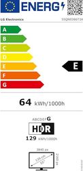 LG 55QNED86T3A TV 139,7 cm (55") 4K Ultra HD Smart TV Wifi Noir
