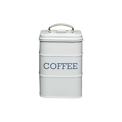 KitchenCraft Living Nostalgia Recipiente para café, 11 x 17 cm, cinzento francês