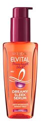 LOréal Paris Elvital - Silicone-free hair serum, heat protection for long and unruly hair, leave-in hair oil with vegetable proteins and cocoa butter, serum