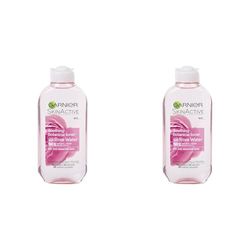 Garnier Natural Rose Water Toner Sensitive Skin 200ml (Packaging May Vary) (Pack of 2)